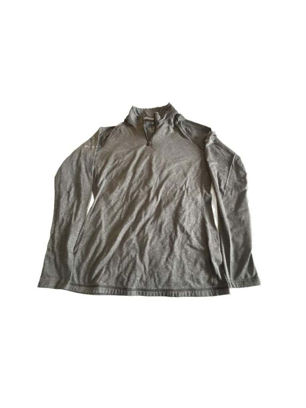 Adidas Running Climalite 1/4 Zip Pullover Gray Size M